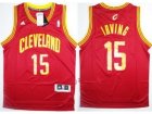 NBA Cleveland Cavaliers #15 Kyrie Irving red(Revolution 30 Swingman)