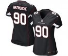 Womens Nike Arizona Cardinals #90 Robert Nkemdiche Game Black Alternate NFL Jersey