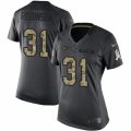 Women's Nike New York Jets #31 Khiry Robinson Limited Black 2016 Salute to Service NFL Jersey