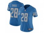 Women Nike Detroit Lions #28 Quandre Diggs Vapor Untouchable Limited Light Blue Team Color NFL Jersey