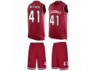 Mens Nike Arizona Cardinals #41 Antoine Bethea Limited Red Tank Top Suit NFL Jersey