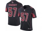 Mens Nike Arizona Cardinals #57 Karlos Dansby Limited Black Rush NFL Jersey