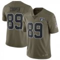 Nike Raiders #89 Amari Cooper Olive Salute To Service Limited Jersey