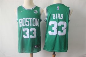 Celtics #33 Larry Bird Green Nike Swingman Jersey