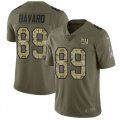 Nike Giants #89 Mark Bavaro Olive Camo Salute To Service Limited Jersey