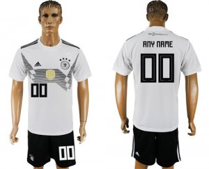 Germany Home 2018 FIFA World Cup Mens Customized Jersey