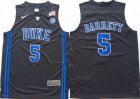 Duke Blue Devils #5 RJ Barrett Black Nike College Basketball Jersey