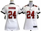 Nike Women Tampa Bay Buccaneers #24 Mark Barron white Jerseys