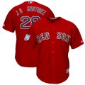 Red Sox #28 J.D. Martinez Red 2019 Spring Training Cool Base Jersey