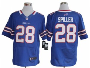 Nike NFL Buffalo Bills #28 C.J. Spiller Blue Jerseys(Elite)