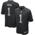 Nike Raiders #1 Johnathan Abram Black 2019 NFL Draft First Round Pick Vapor Untouchable Limited Jersey