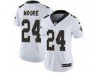 Women Nike New Orleans Saints #24 Sterling Moore Vapor Untouchable Limited White NFL Jersey
