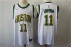 Celtics #11 Kyrie Irving White City Edition Nike Swingman Jersey
