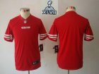 2013 Super Bowl XLVII Youth NEW NFL San Francisco 49ers Blank Red Jerseys