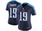 Women Nike Tennessee Titans #19 Tajae Sharpe Vapor Untouchable Limited Navy Blue Alternate NFL Jersey