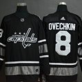 Capitales #8 Alexander Ovechkin Black 2019 NHL All-Star Game