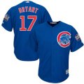 Men's Chicago Cubs #17 Kris Bryant Majestic blue Cool Base 2016 World Series Jersey