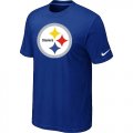 Nike Pittsburgh Steelers Sideline Legend Authentic Logo T-Shirt Blue