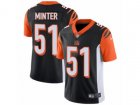 Nike Cincinnati Bengals #51 Kevin Minter Vapor Untouchable Limited Black Team Color NFL Jersey