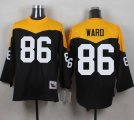 Mitchell And Ness 1967 Pittsburgh Steelers #86 Hines Ward Black Yelllow Throwback Men Stitched NFL Jersey