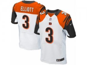 Mens Nike Cincinnati Bengals #3 Jake Elliott Elite White NFL Jersey