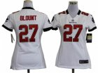 Nike Women Tampa Bay Buccaneers #27 LeGarrette Blount white Jerseys