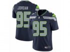 Mens Nike Seattle Seahawks #95 Dion Jordan Vapor Untouchable Limited Steel Blue Team Color NFL Jersey