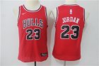 Bulls #23 Michael Jordan Red Youth Nike Swingman Jersey