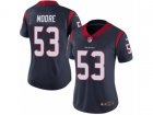 Women Nike Houston Texans #53 Sio Moore Navy Blue Team Color Vapor Untouchable Limited Player NFL Jersey