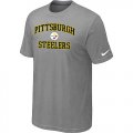 Pittsburgh Steelers Heart & Soul Light grey T-Shirt