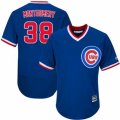 Mens Majestic Chicago Cubs #38 Mike Montgomery Royal Blue Cooperstown Flexbase Authentic Collection MLB Jersey