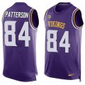 Nike Minnesota Vikings #84 Cordarrelle Patterson Purple Team Color Men Stitched NFL Limited Tank Top Jersey