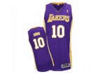 Men Adidas Los Angeles Lakers #10 Tyler Ennis Authentic Purple Road NBA Jersey