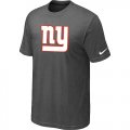 New York Giants Sideline Legend Authentic Logo T-Shirt Dark grey