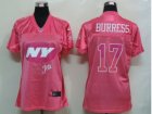 Nike Womens New York Jets #17 Burress Pink Jerseys
