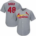 Cardinals #48 Harrison Bader Gray Cool Base jersey