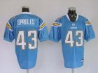 nfl san diego chargers 43# sproles baby blue