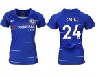 2018-19 Chelsea 24 CAHILL Home Women Soccer Jersey