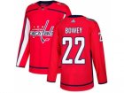 Men Adidas Washington Capitals #22 Madison Bowey Red Home Authentic Stitched NHL Jersey