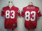 NFL New England Patriots #83 Wes Welker Red