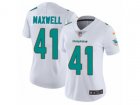 Women Nike Miami Dolphins #41 Byron Maxwell Vapor Untouchable Limited White NFL Jersey
