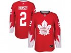 Men Adidas Toronto Maple Leafs #2 Ron Hainsey Red Team Canada Authentic Stitched NHL Jersey