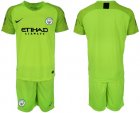 2018-19 Manchester City Fluorescent Green Goalkeeper Soccer Jersey