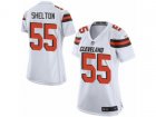 Women Nike Cleveland Browns #55 Danny Shelton Game White NFL Jersey