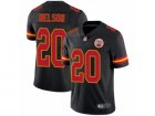 Nike Kansas City Chiefs #20 Steven Nelson Limited Black Rush NFL Jersey