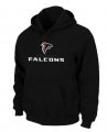 Atlanta Falcons Authentic Logo Pullover Hoodie Black