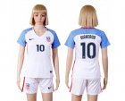 Womens USA #10 Diskerud Home Soccer Country Jersey