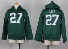 Nike Youth Green Bay Packers #27 Eddie Lacy Green jerseys(Pullover Hoodie)