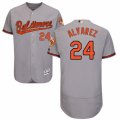 Men's Majestic Baltimore Orioles #24 Pedro Alvarez Grey Flexbase Authentic Collection MLB Jersey