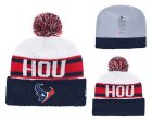 Texans Fresh Logo Navy Pom Knit Hat YD